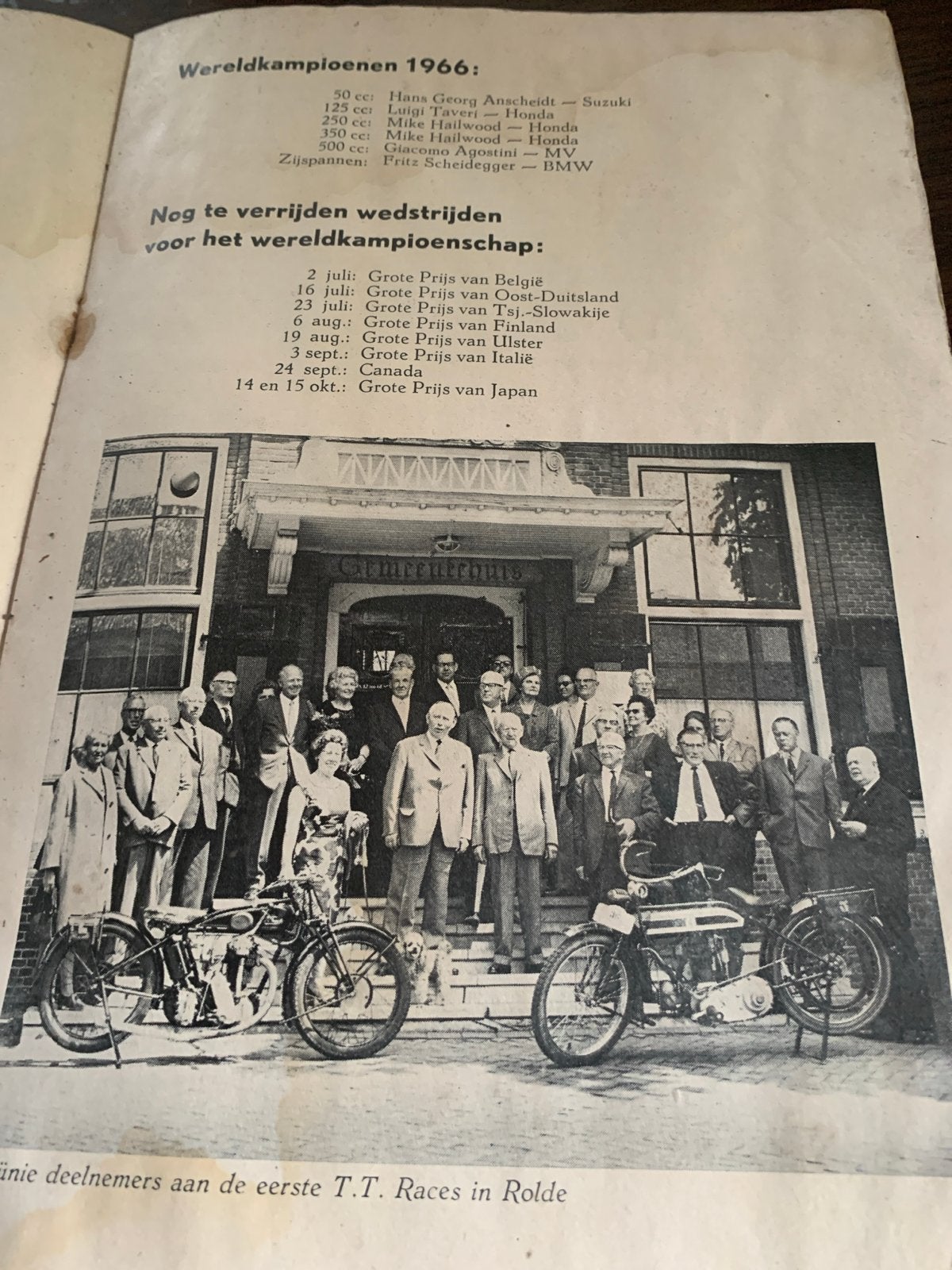 Officieel Programma TT Assen 1967 - Zeldzaam!, Motoren, Ophalen of Verzenden, Overige merken