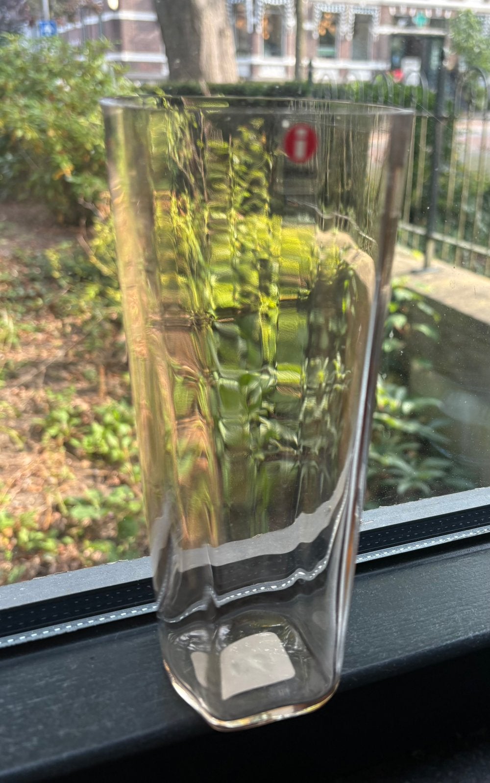 Iittala Alvar Aalto vaas rio bruin 180mm, Ophalen of Verzenden, Zo goed als nieuw, Bruin