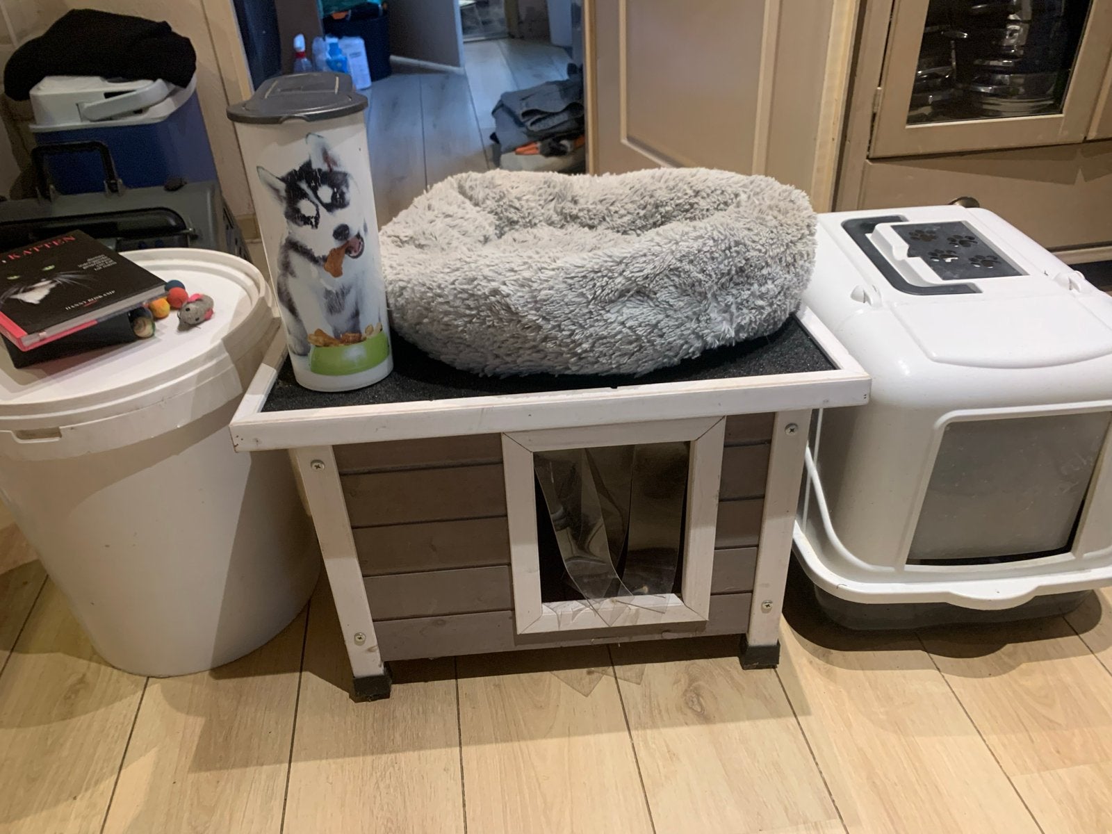 Katten of kitten benodigdheden, nachthok en accessoires, Ophalen of Verzenden, Zo goed als nieuw