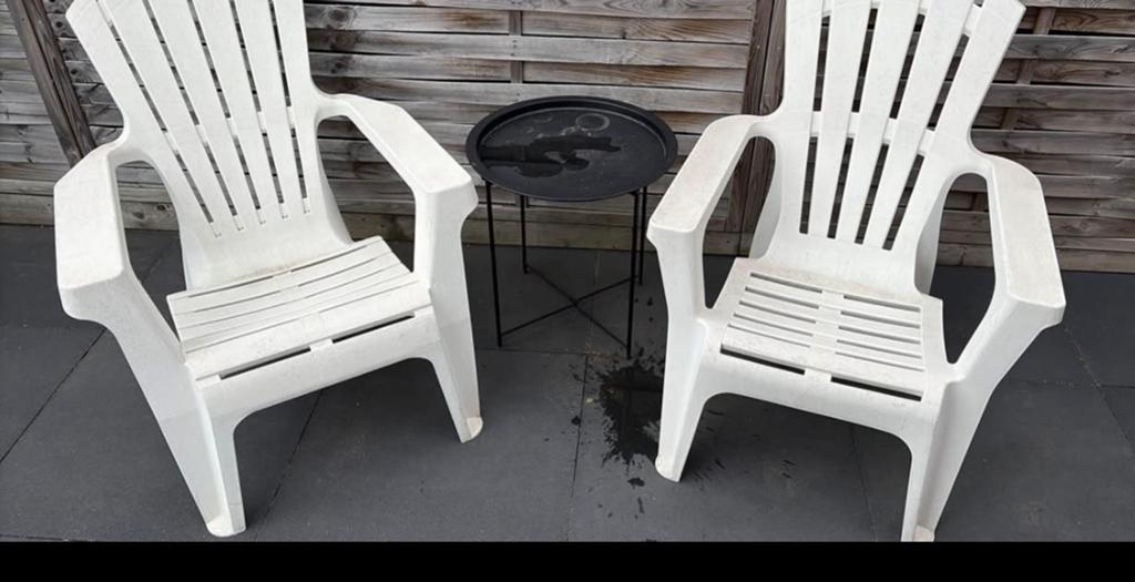 Lounge setje, Tuin en Terras, Ophalen, Gebruikt, Kunststof
