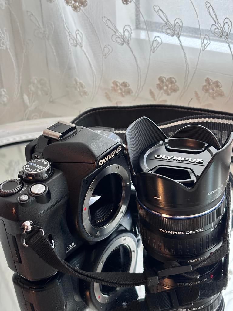 Olympus E-400 Spiegelreflexcamera met 14-42mm lens, Spiegelreflex, Ophalen of Verzenden, Zo goed als nieuw, Olympus