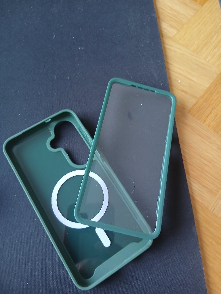 Samsung Galaxy S26 Hoesje Full Cover met MagSafe Matte Groen