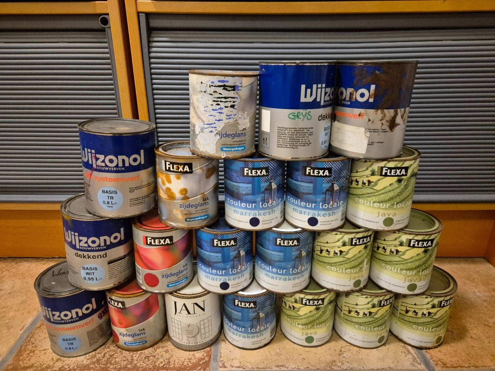 Diverse potten verf, Ophalen, Zo goed als nieuw, Overige kleuren, Verf