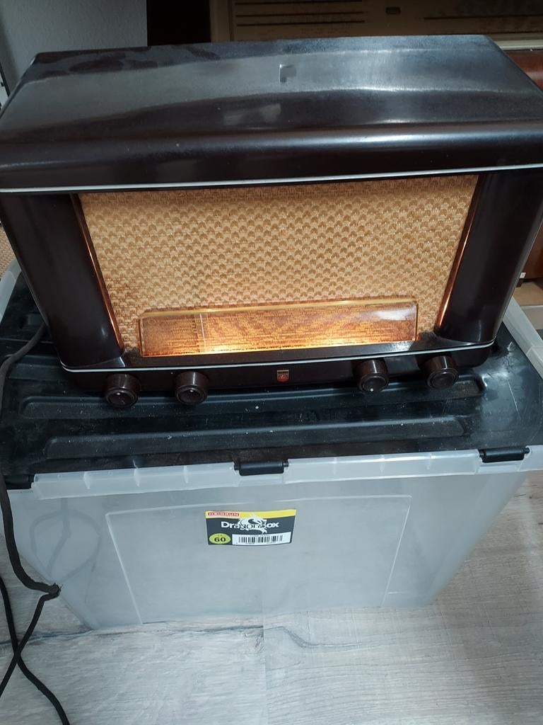 Philips Buizenradio BX390 uit 1949 - Werkt nog goed!, Ophalen