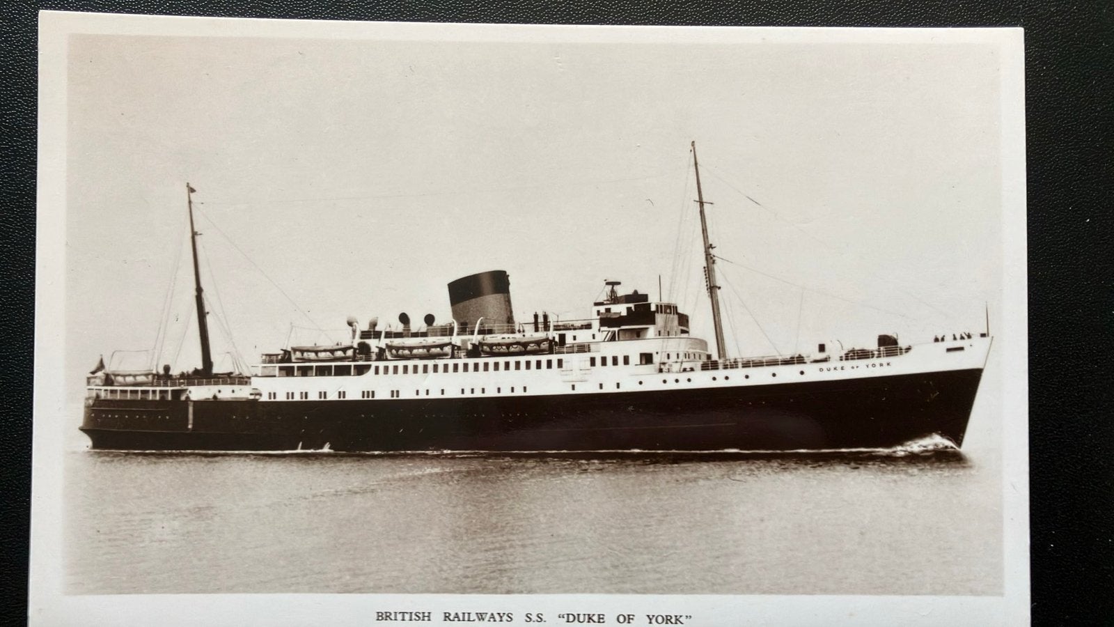 Hoek van Holland veerboot / nachtboot  DUKE OF YORK, Ophalen of Verzenden, 1940 tot 1960, Noord-Holland