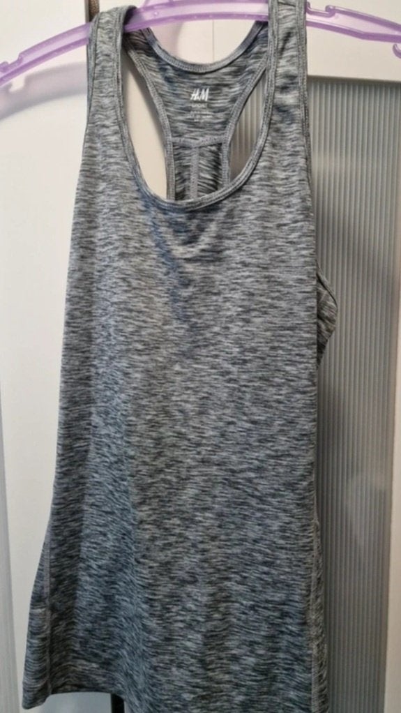 Sport top mt s, H&M, Ophalen of Verzenden, Grijs, Fitness of Aerobics