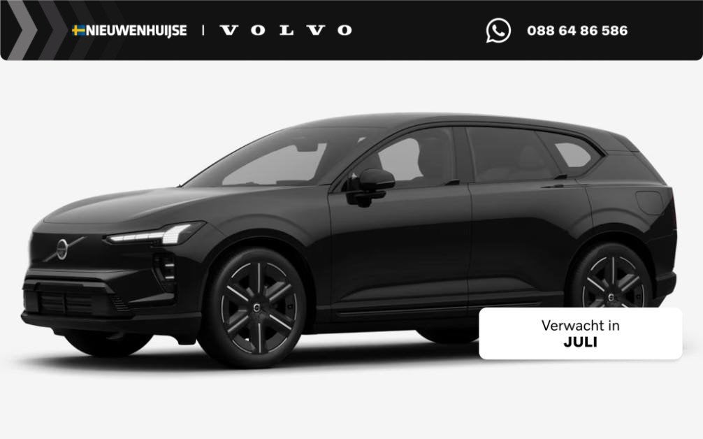 Volvo EX60 P10 AWD Ultra 95 kWh | Wordt verwacht | Bowers &, Auto's, Volvo, Automaat, 12 maanden, Overige modellen, Zwart