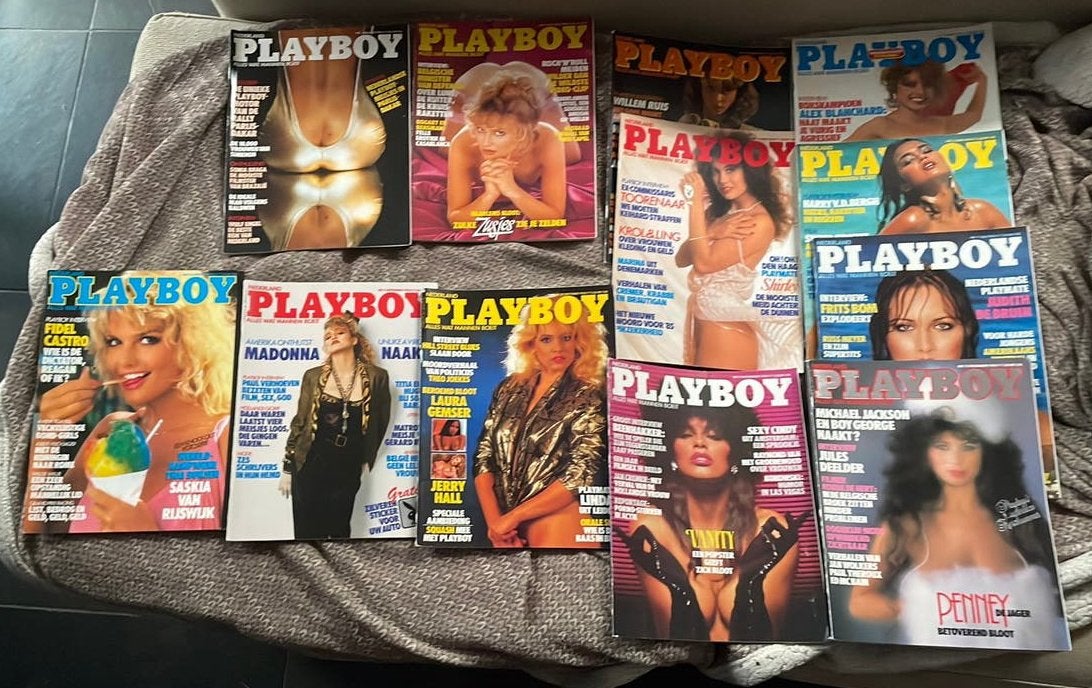 Vintage Playboy 1985 compleet 12 st, Ophalen of Verzenden, Zo goed als nieuw