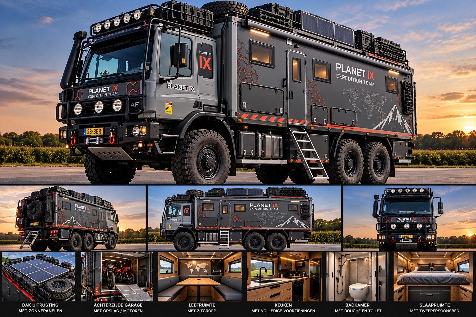 ginaf 6x6 ,dakar, expeditie,service,truck,vrachtwagencamper, Auto's, Ginaf, Bedrijf, Vierwielaandrijving, Te koop