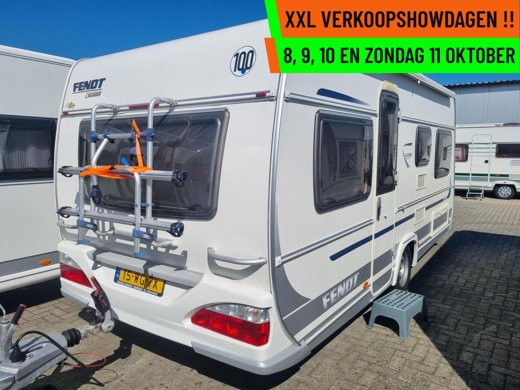 Fendt saphir 490 ZAKLUIFEL + DWARSBED + MOVER +FIETSENDRAGER, Rondzit, Bedrijf, Hordeur, Tot en met 4