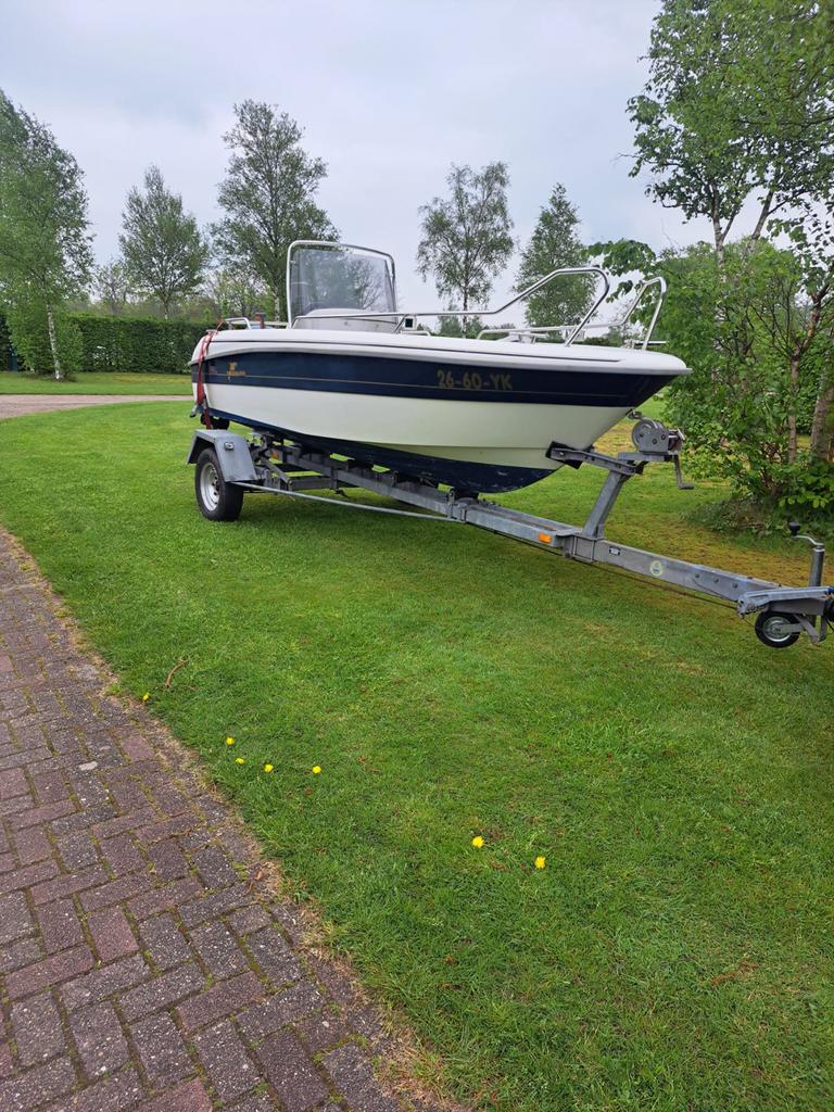 Yamarin 4610 met 50 pk Yamaha buitenboordmotor(2005), Watersport en Boten, Speedboten, Overige merken, Kunststof, Viertaktmotor