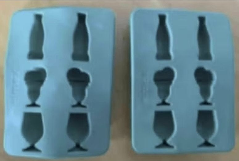 Ijsblokvormpjes; vorm voor ijsblokjes cocktail, ijs, glas, Ophalen of Verzenden, Nieuw