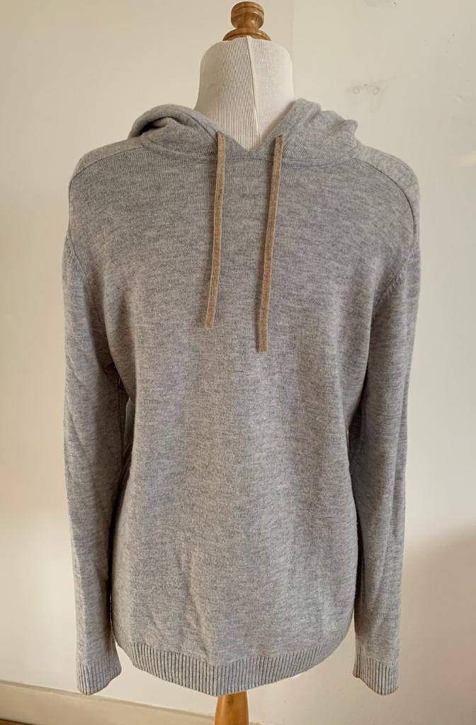 Licht grijze Gentiluomo Gold trui / hoodie, maat L, Kleding | Heren, Truien en Vesten, Maat 52/54 (L), Ophalen of Verzenden, Zo goed als nieuw
