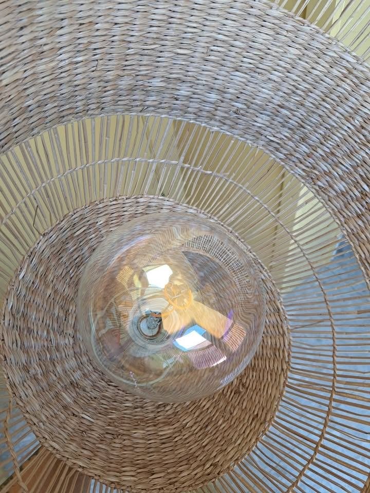 IKEA KAJPLATS slimme Led-lamp met TORARED Hanglampenkap, Ophalen, Zo goed als nieuw, Rond, Hanglamp