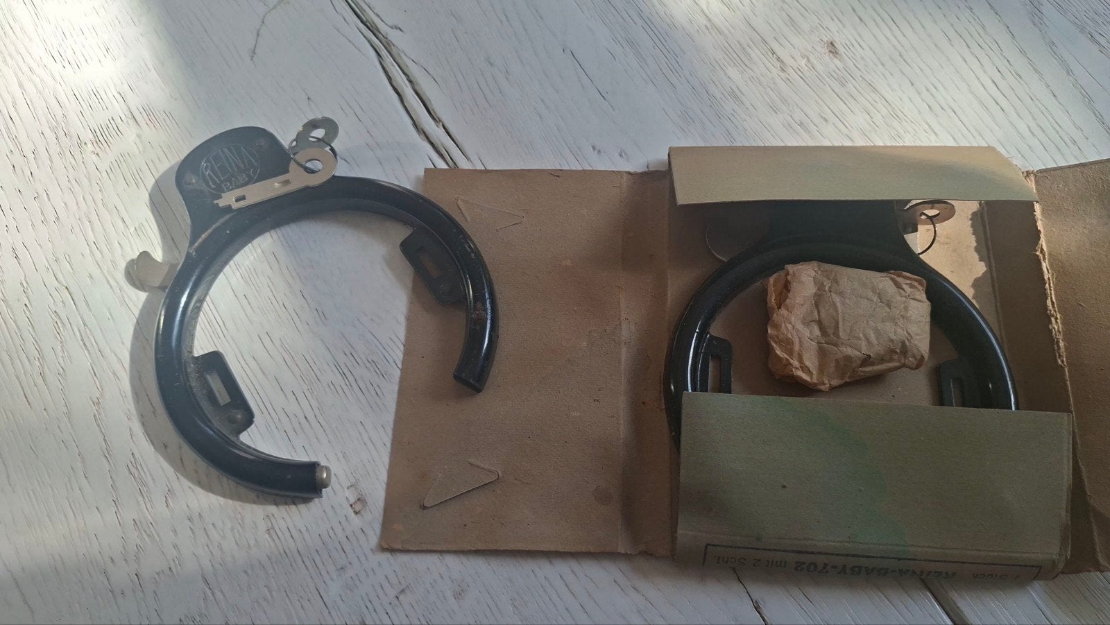 Vintage REINA-BABY-702 ringslot, Ophalen of Verzenden, Zo goed als nieuw