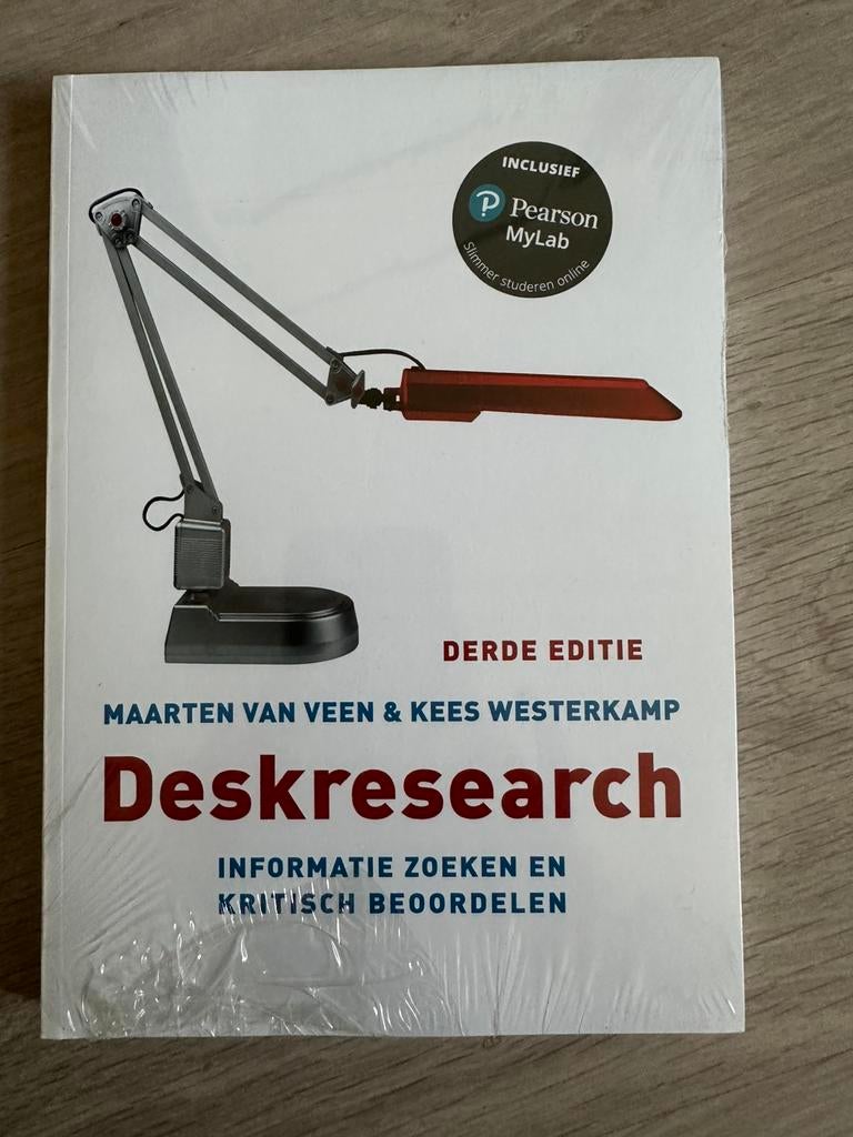Deskresearch, Ophalen of Verzenden, Beta, Nieuw, HBO