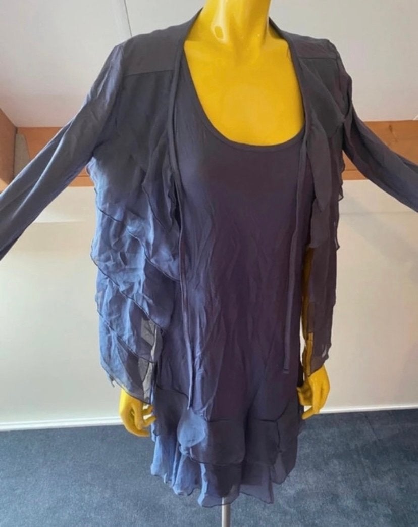 Yaya Collection Vest en Jurk Set - Maat M - Boho Chic, Kleding | Dames, Ophalen of Verzenden, Nieuw, Maat 38/40 (M), Onder de knie