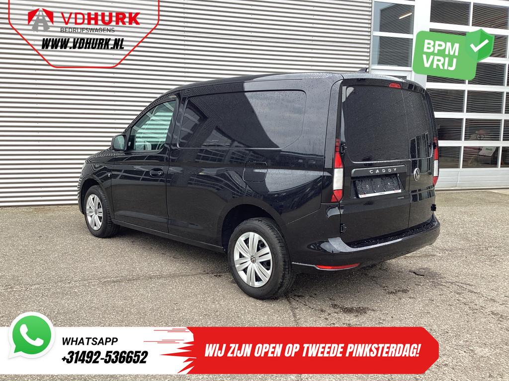 Volkswagen Caddy Cargo 1.5 TSI 115 pk DSG Aut BENZINE LED/ L, Auto's, Bestelauto's, 4 cilinders, Volkswagen, 116 pk, Zwart
