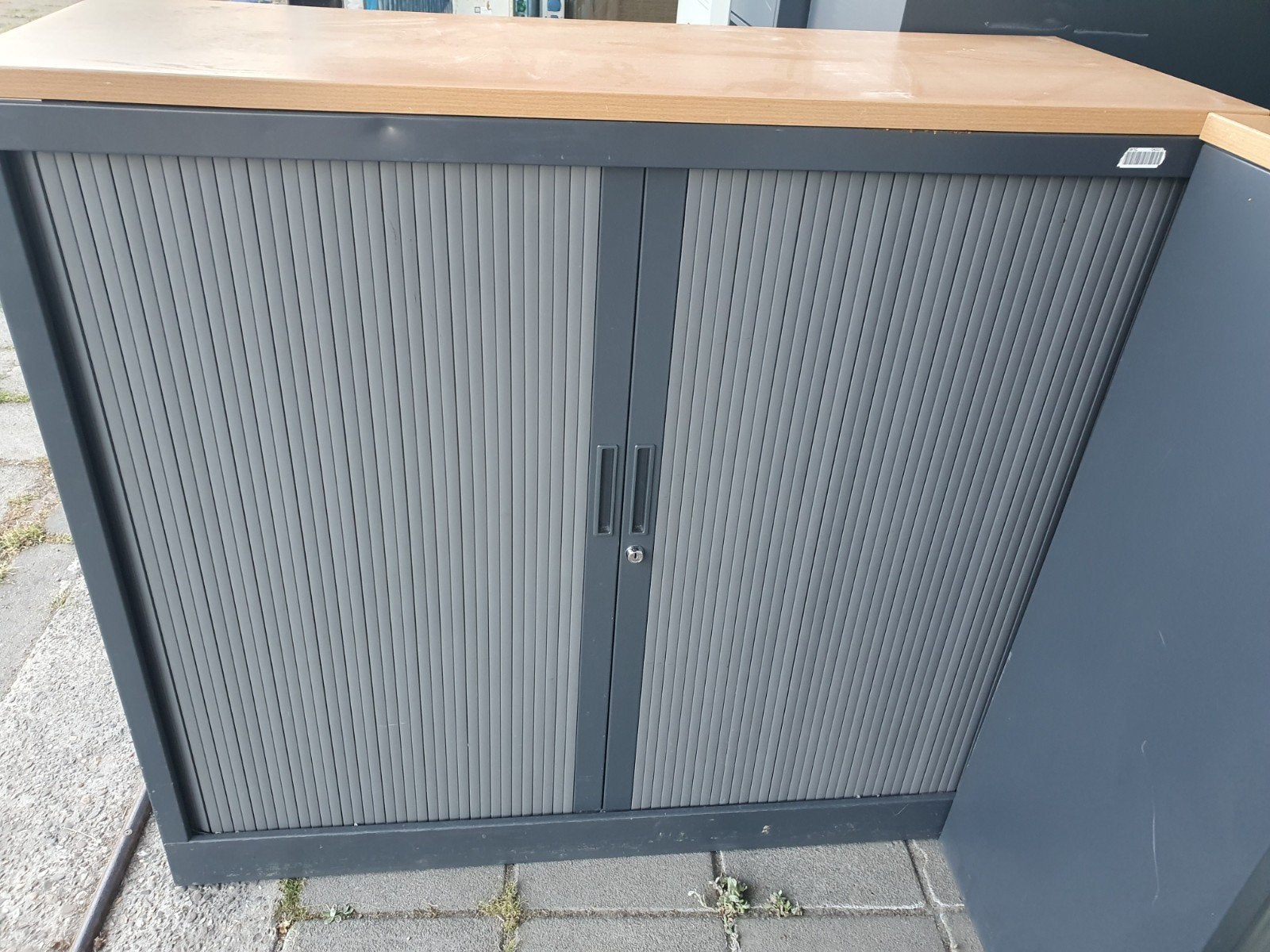 Halfhoge roldeurkast - 120x108x44 cm, Gebruikt, 100 tot 150 cm, 100 tot 150 cm, Met slot