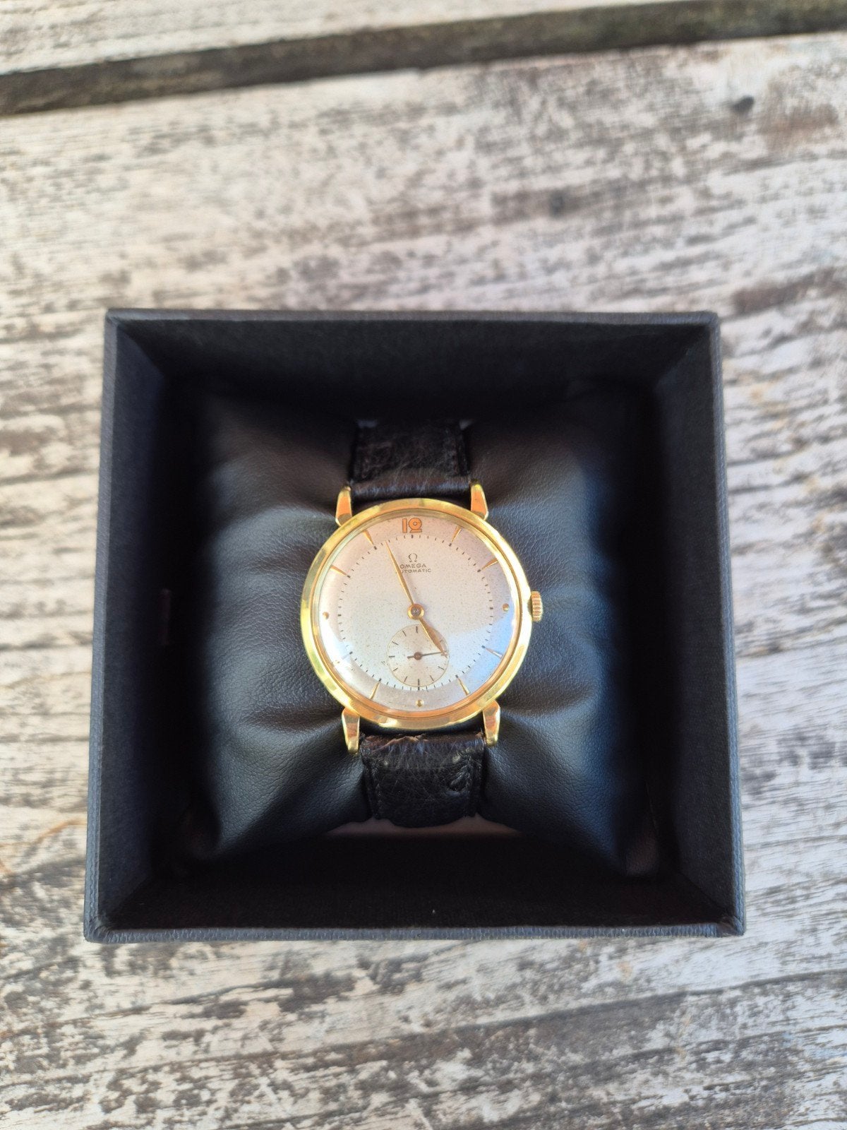 Omega Automatic Bumper 18K Geelgoud, Ophalen, Polshorloge, Omega, Goud