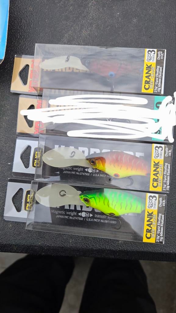 3x duel yo-zuri hardcore crank, Watersport en Boten, Ophalen of Verzenden, Nieuw, Overige typen