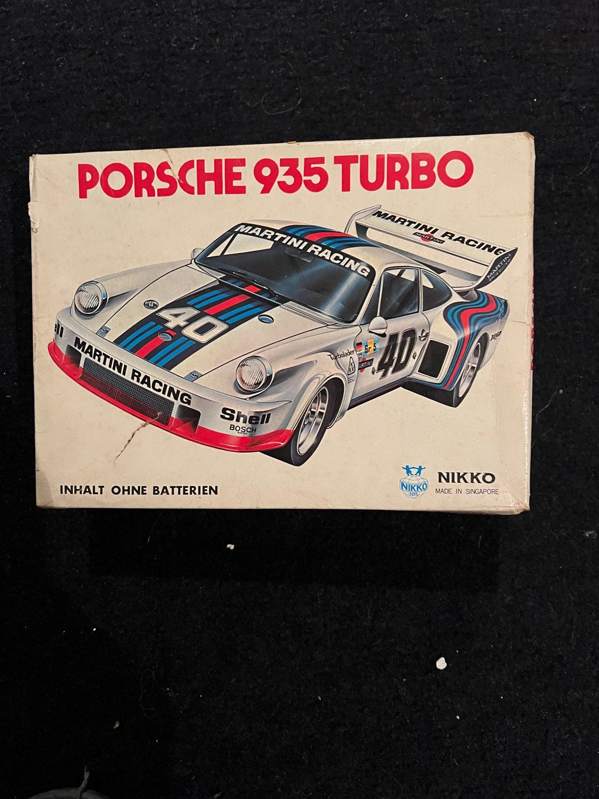 Nikko Porsche 935 Turbo Martini Racing RC Auto, Elektro, Gebruikt, Ophalen of Verzenden, Auto onroad
