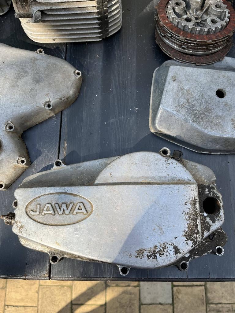 JAWA 638 motorblok, Ophalen