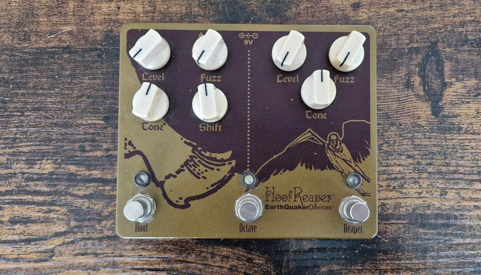 Hoof Reaper v2 (Earthquaker Devices) Fuzz octave, Ophalen of Verzenden, Zo goed als nieuw, Distortion, Overdrive of Fuzz