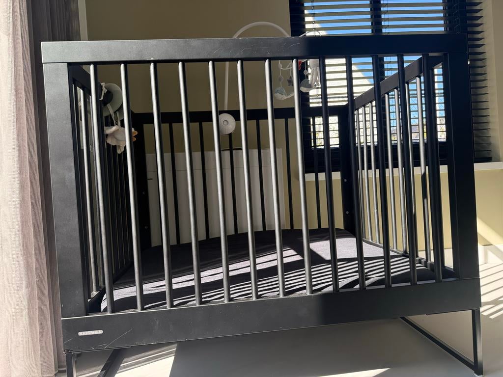 Kidsmill Box Modular 100x80 met matras en hoeslaken, Ophalen, Gebruikt, Rechthoekig
