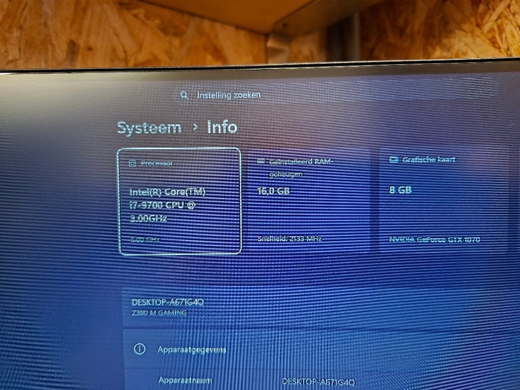 Foto 7 van Intel Core i7-9700 Processor 4.70 GHz werkt goed!
