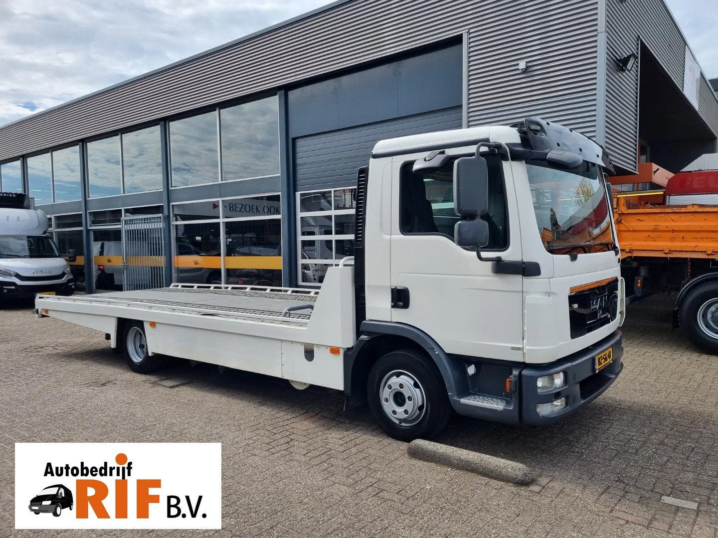 MAN TGL 8.180 TIJHOF Abschlepp 7.5t MMAT 18750kg 6.5m platfo, Auto's, Automaat, Euro 5, Achterwielaandrijving, Radio
