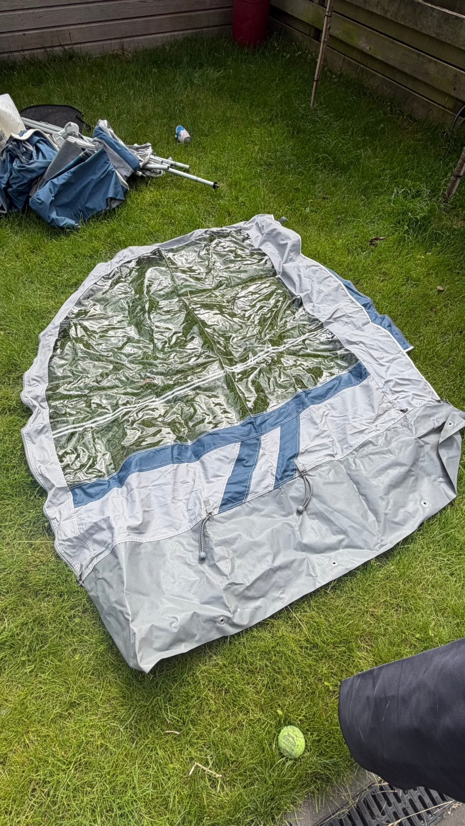 Vrijbuiter Panorama 4S Sol 10 luifel met stokken, Ophalen, Gebruikt, Vrijbuiter, Nvt