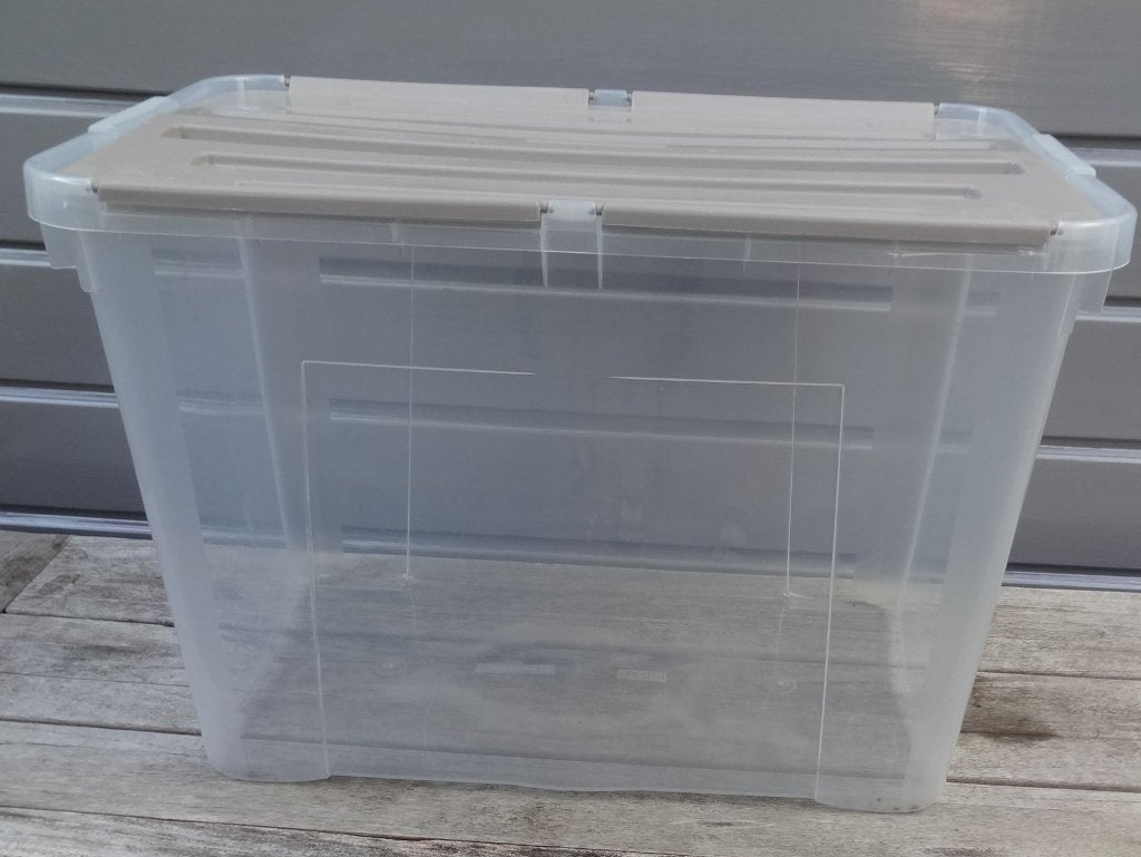 Plastic Opbergbox  (dragonbox)  60 liter   36x60x40 cm, Gebruikt, 50 tot 75 cm, Bak of Kist, Ophalen of Verzenden