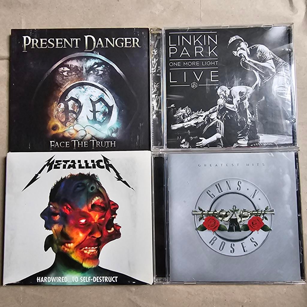 CD's: Metallica, Guns N' Roses, Linkin Park, Present Danger, Ophalen of Verzenden, Gebruikt