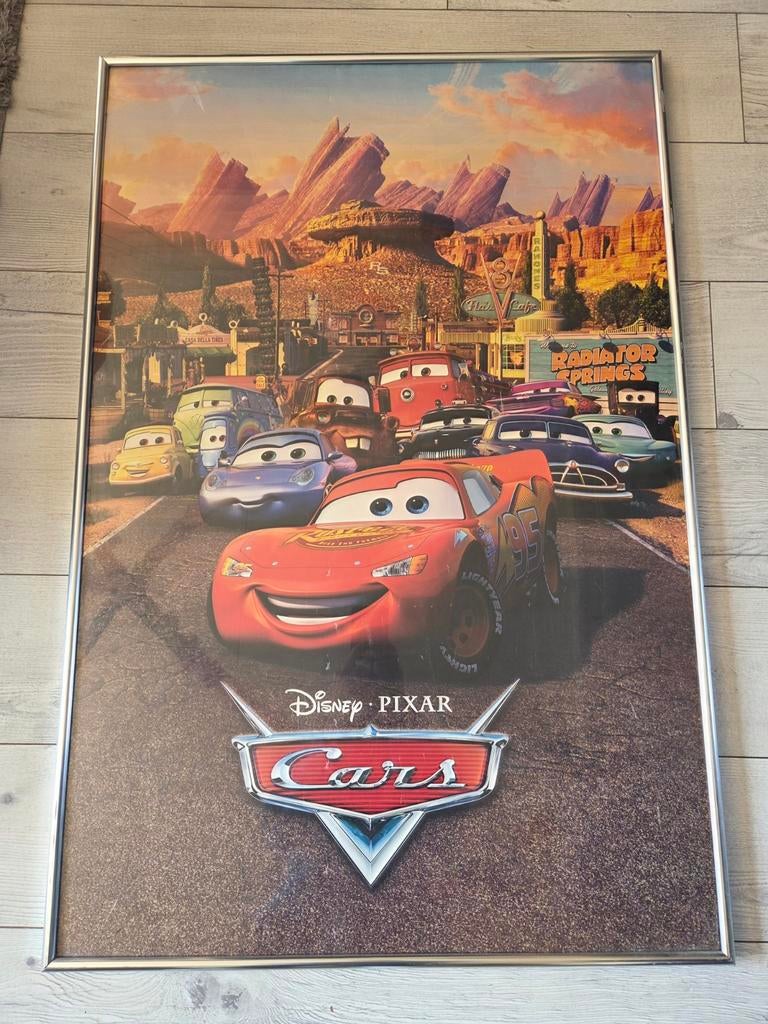 Disney Cars poster in lijst, Ophalen