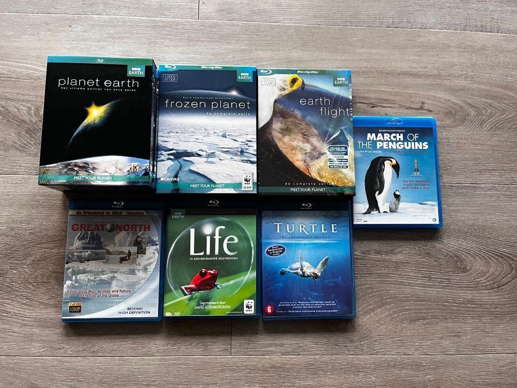 7x Bluray Blu-ray Natuur Documentaire o.a. BBC- Nette staat, Ophalen of Verzenden, Zo goed als nieuw, Documentaire en Educatief