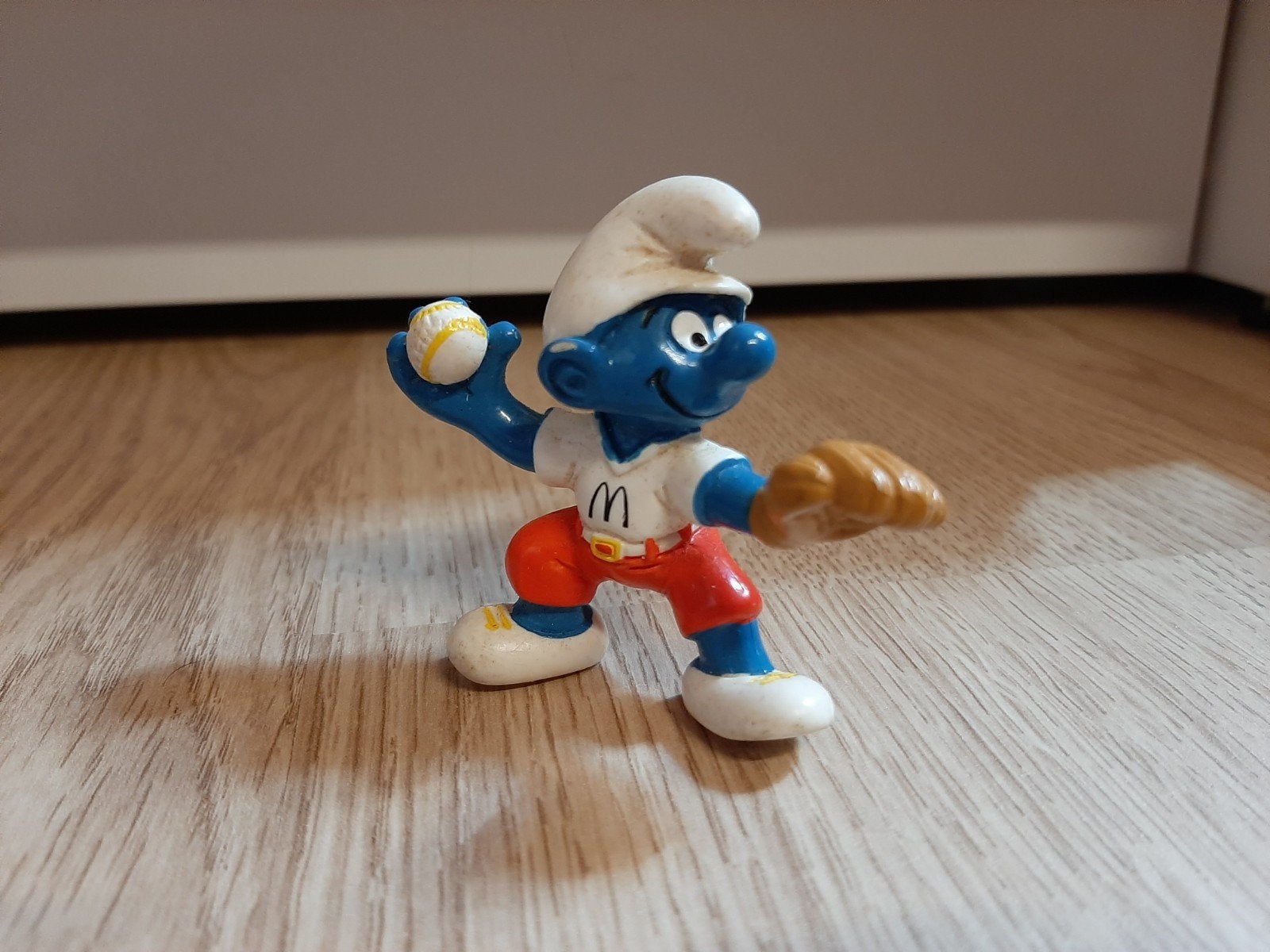 Mcdonalds smurf honkbal De Smurfen, Verzamelen, Smurfen, Ophalen of Verzenden