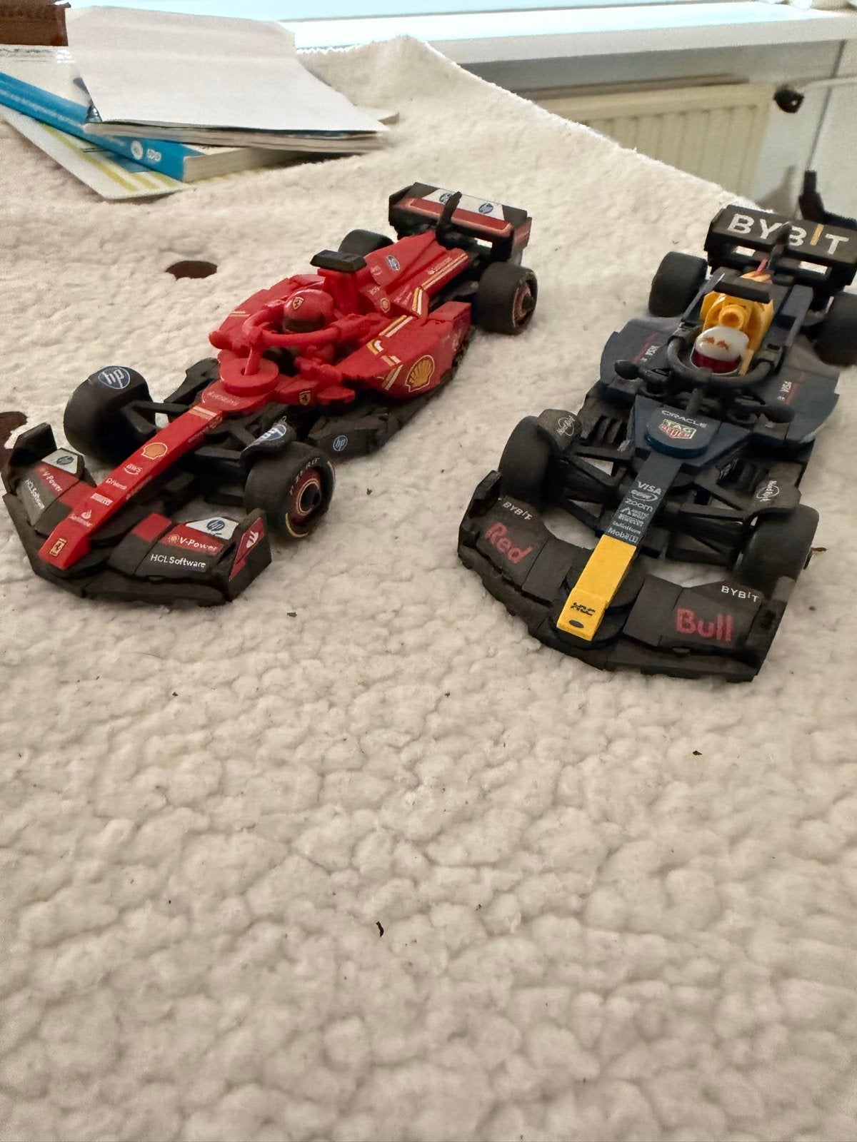 Lego F1 Ferrari & Red Bull compleet (zonder doos/boekjes), Ophalen of Verzenden, Gebruikt, Overige merken