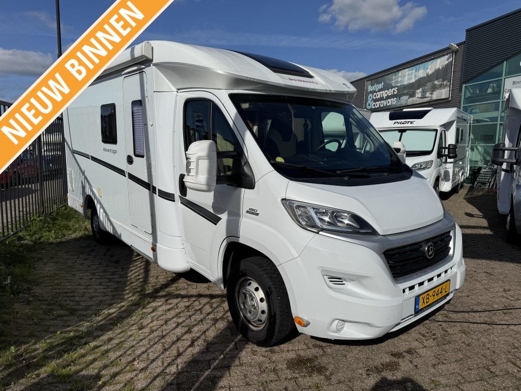 Dethleffs Advantage T 5901 met frans bed, Fiat, Fietsendrager, Bedrijf, Dethleffs