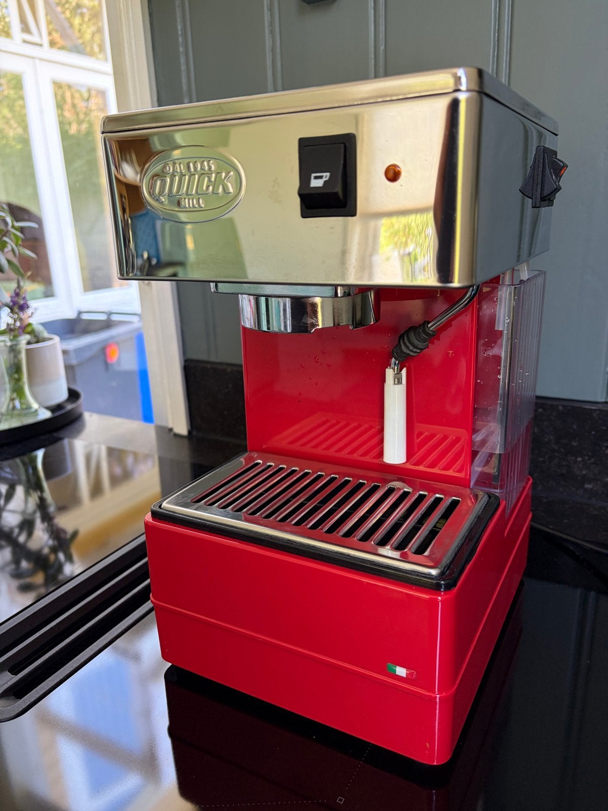 Quick Mill 820 met ESE piston + 6 dozen Illy pads, Witgoed en Apparatuur, Koffiepads en cups, Espresso apparaat, Ophalen of Verzenden