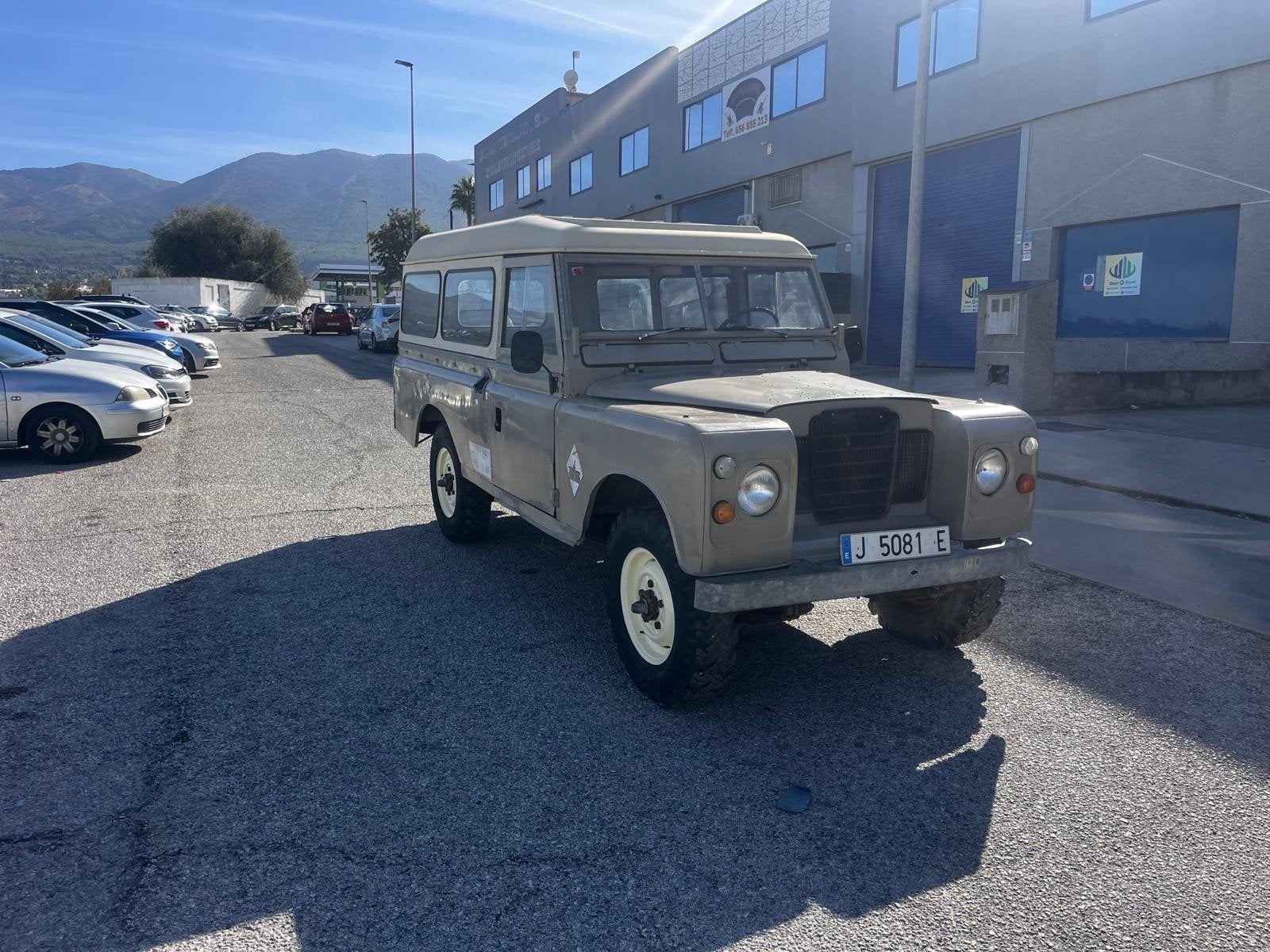 Project-Landrover series 3-1979-roestvrij-motor loopt-inruil, foto 4