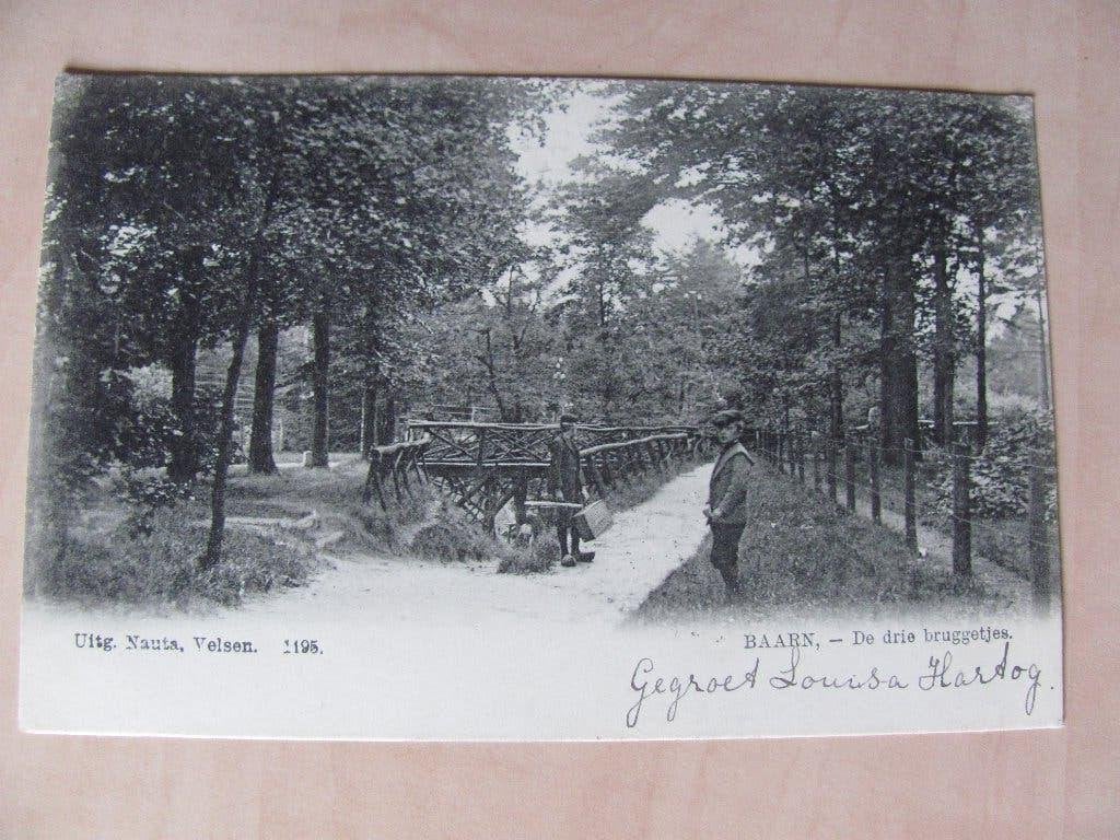 Baarn 1904 De drie bruggetjes, Ophalen of Verzenden, Voor 1920, Utrecht