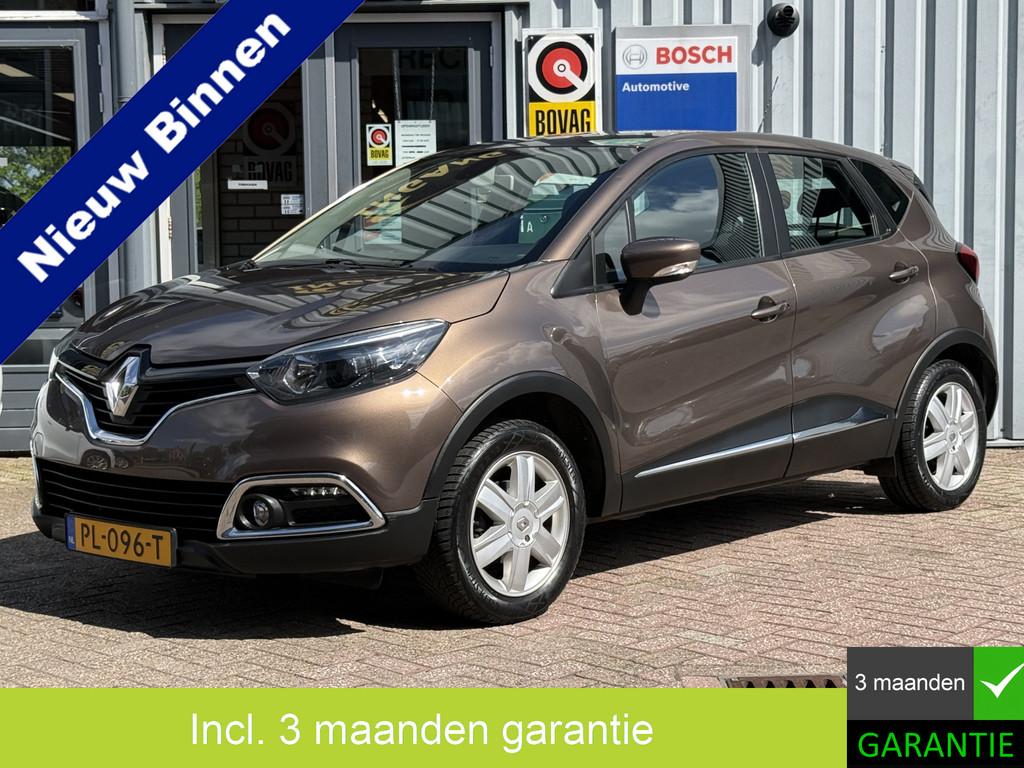 Renault Captur 0.9 TCe Dynamique | CAMERA | NAVI | TREKHAAK, Voorwielaandrijving, Stof, Gebruikt, Zwart