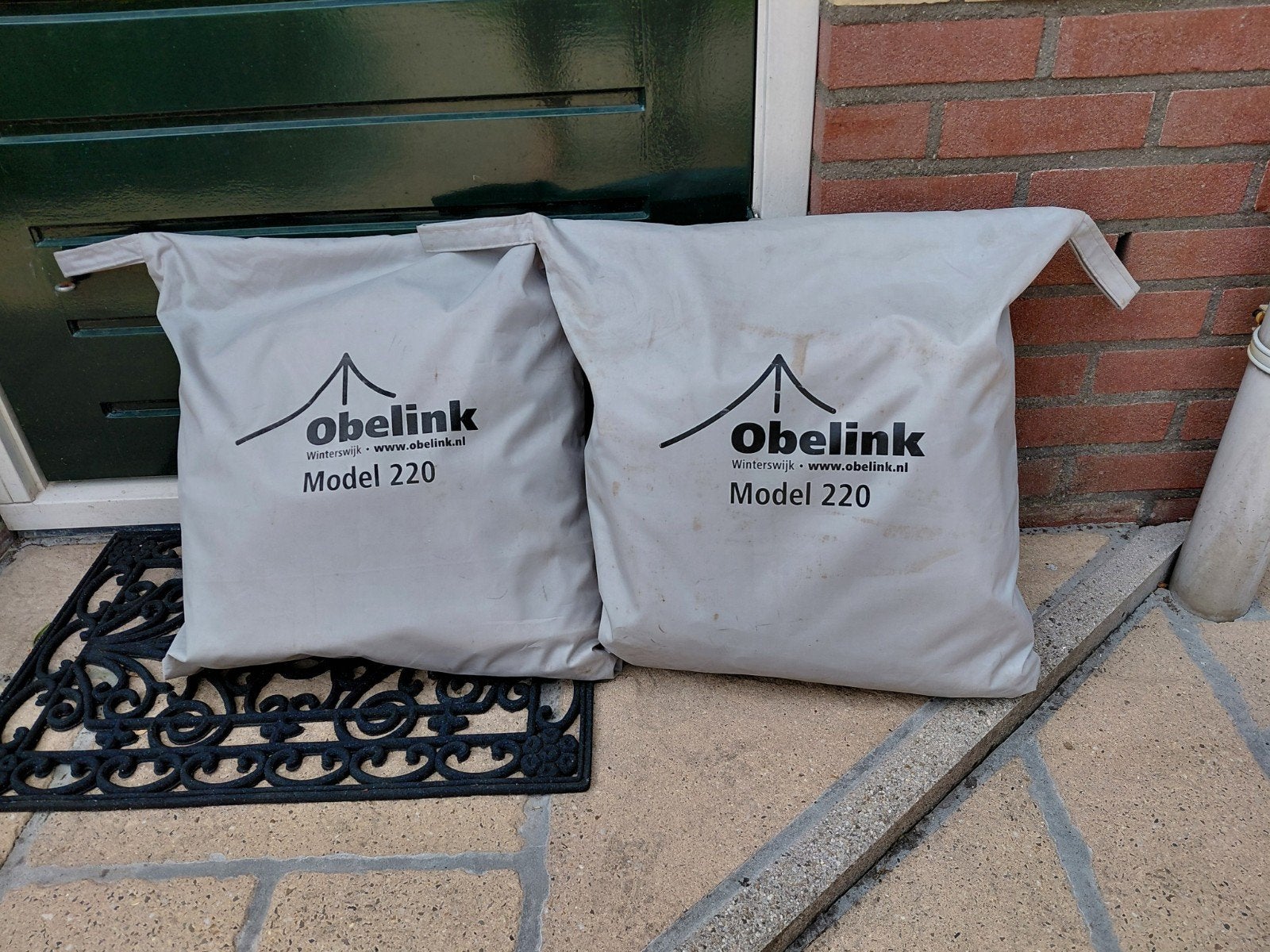 Obelink Model 220 Zijwanden zakluifel, Fiamma Rafter Stangen, Ophalen, Zo goed als nieuw, Polyester, Overige merken