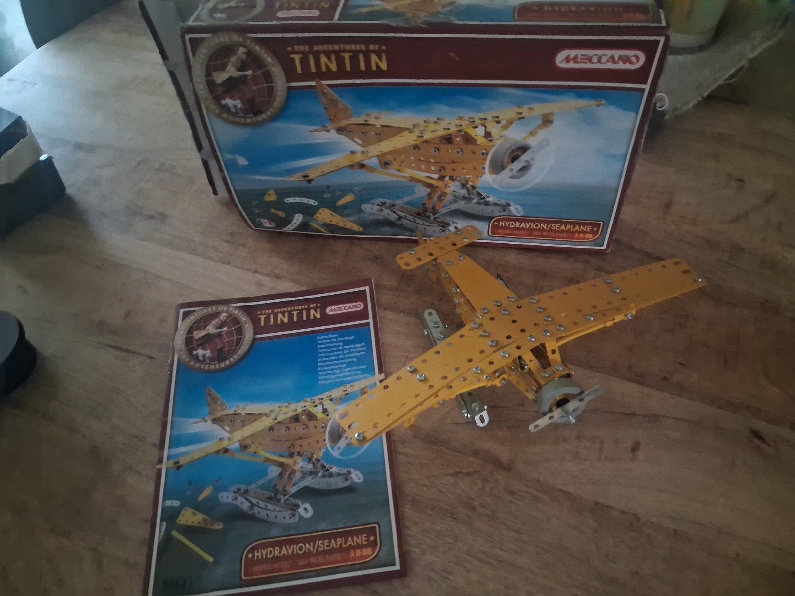Meccano Kuifje Hydravion/Watervliegtuig Modelbouwset, Overige merken, Gebruikt, Ophalen of Verzenden, Groter dan 1:72