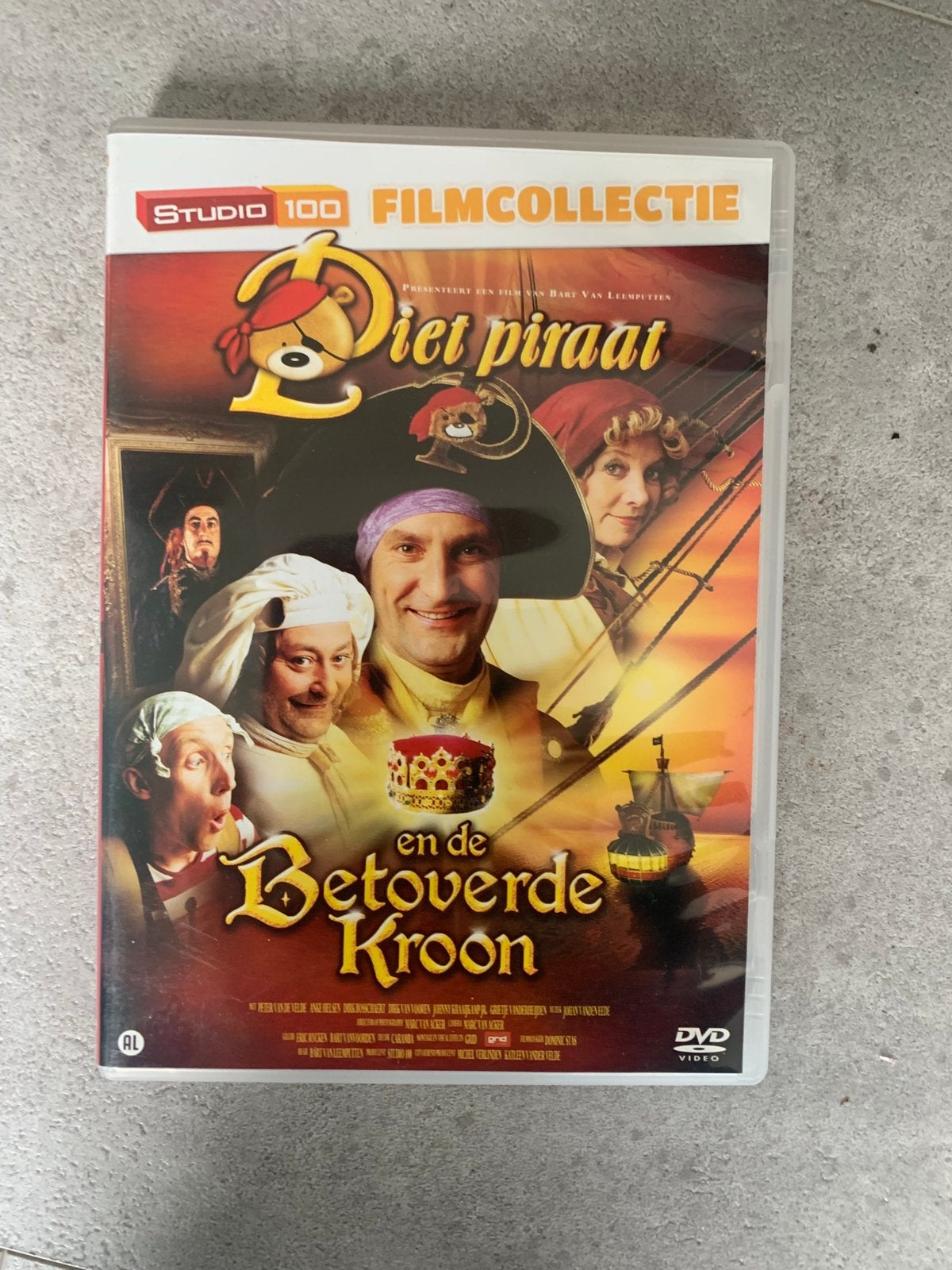 Piet piraat dvd, gratis, Alle leeftijden, Ophalen, Zo goed als nieuw