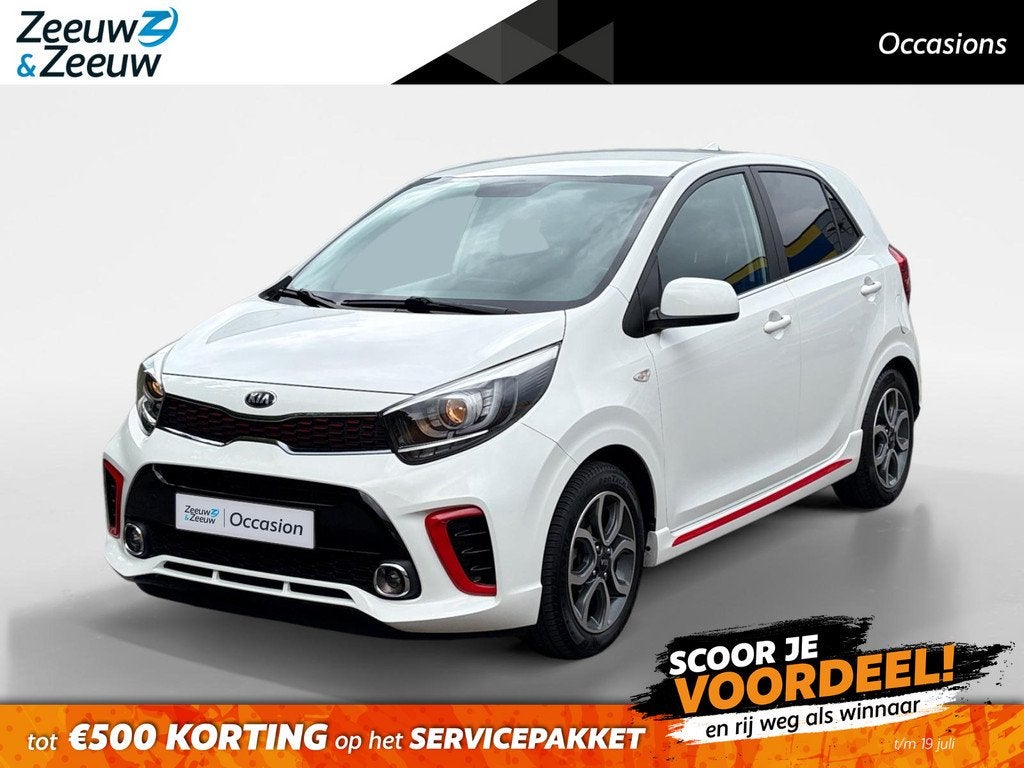 Kia Picanto 1.0 MPi GT-Line Edition Apple Carplay/Android Au, Auto's, Kia, Voorwielaandrijving, 12 maanden, Gebruikt, Euro 6