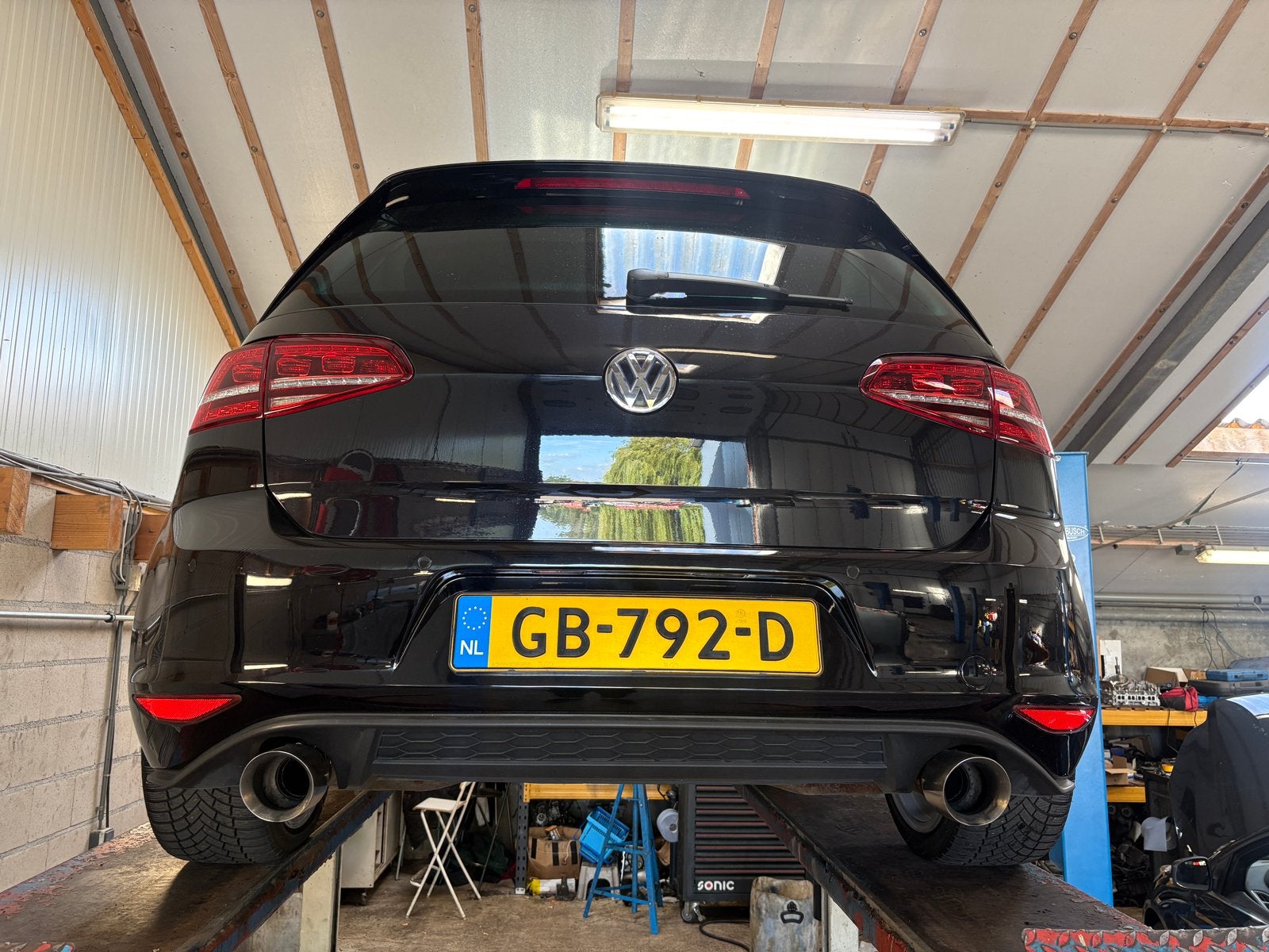 Golf 7 GTI einddemper delete GTE, Ophalen, Gebruikt, Fiat