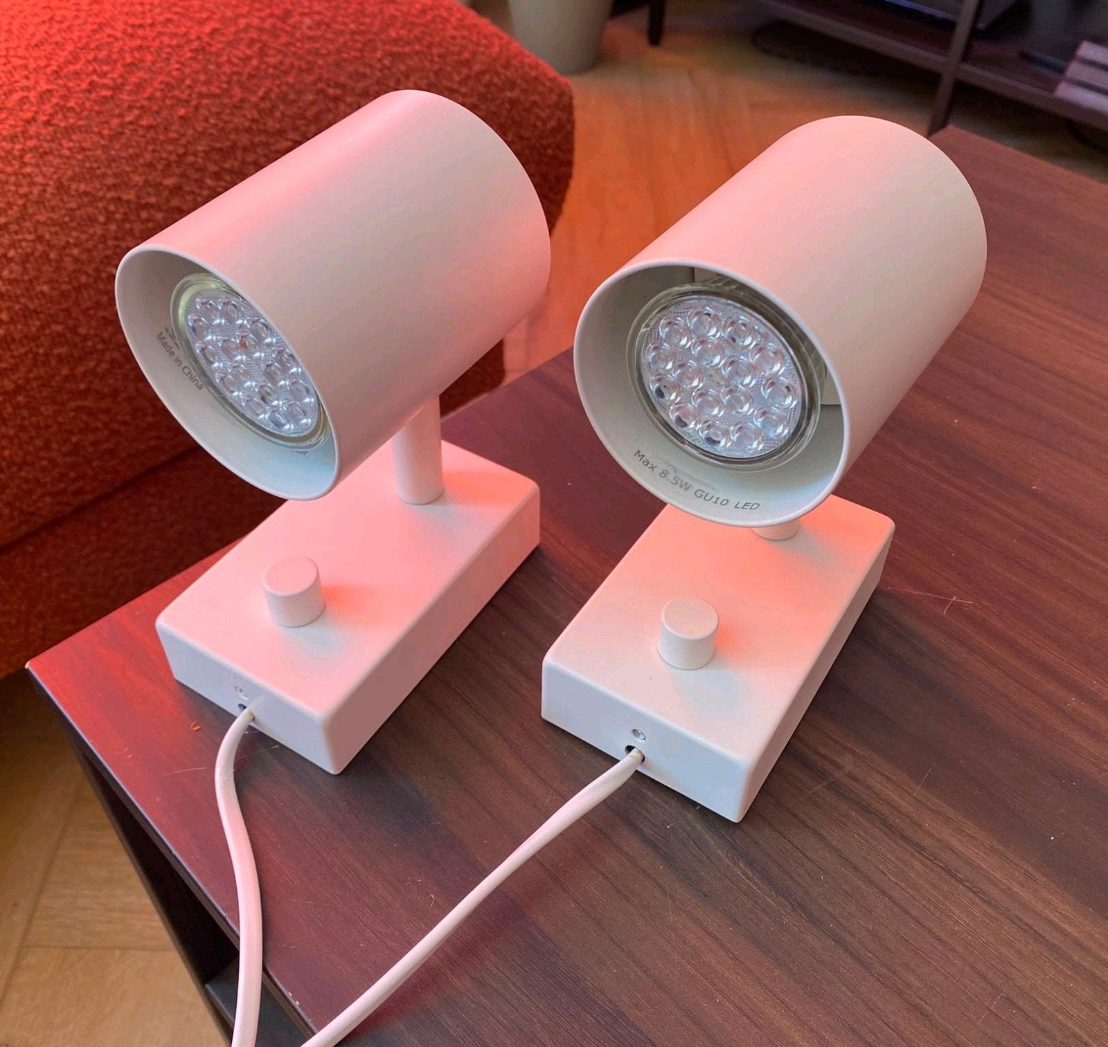 IKEA NYMANE wandlampen, Huis en Inrichting, Dimbaar, Bedlamp, Ophalen of Verzenden, Zo goed als nieuw