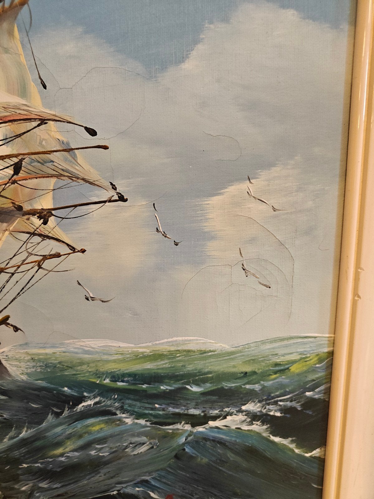 Uniek Groot Olieverf op doek John Ambrose 1960 70 x 60 cm
ma, Ophalen of Verzenden